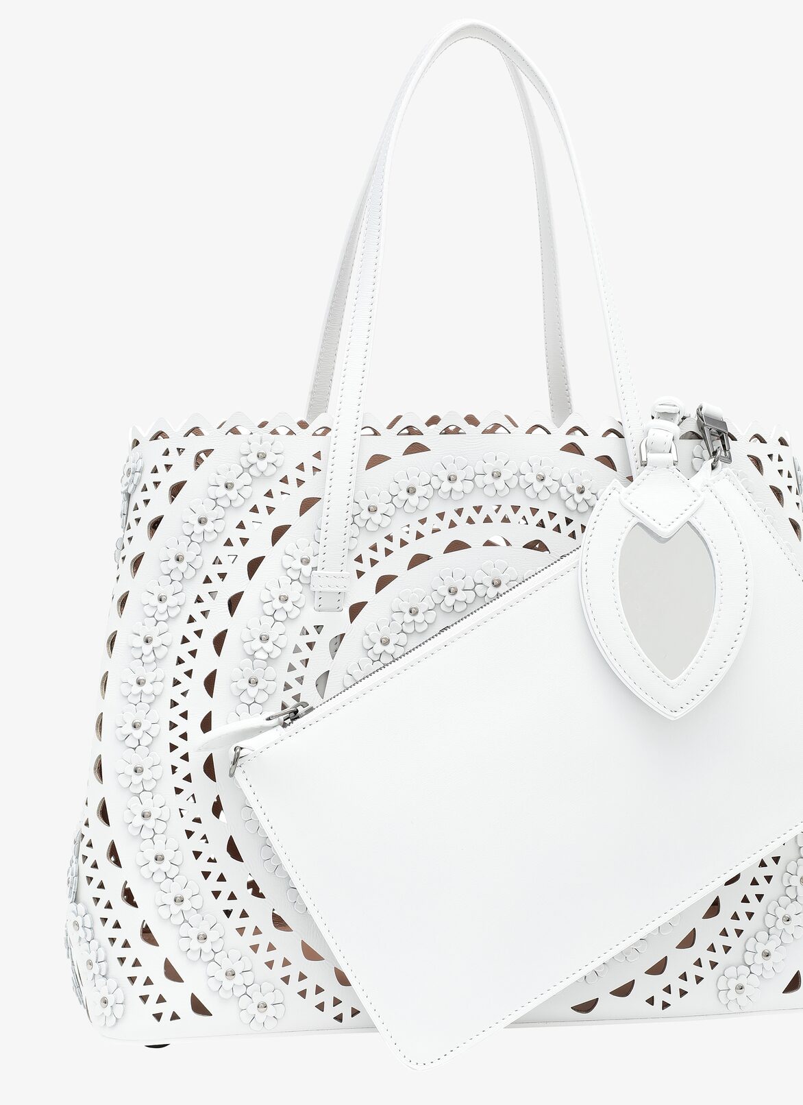 Medium Mina Tote ALAÏA WHITE MEDIUM MINA TOTE